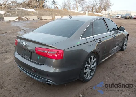 2014 Audi A6 3.0T Premium Plus from USA, damaged, VIN WAUHGAFC2EN004015